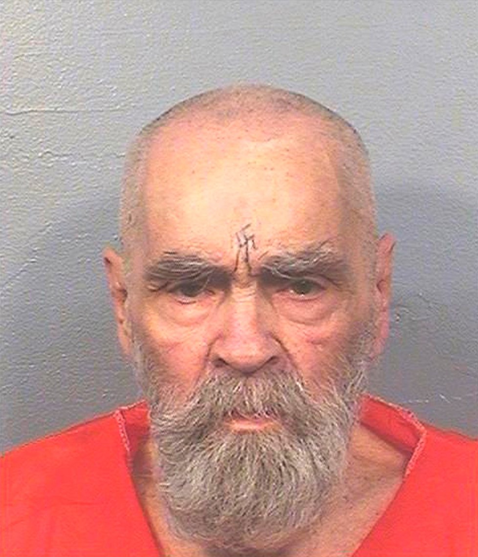 Charles Manson na snímku z roku 2017