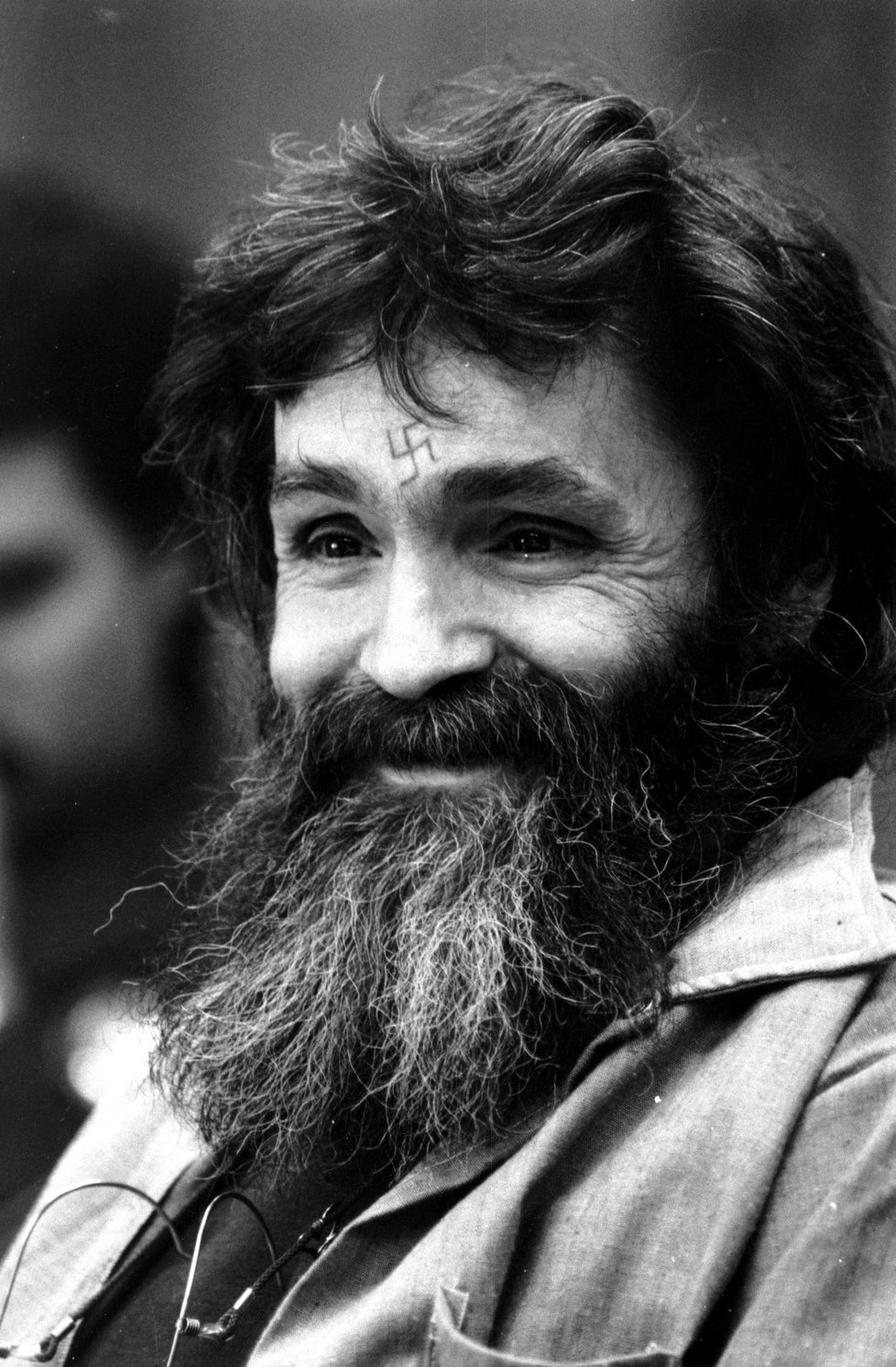 Charles Manson na snímku z roku 1986