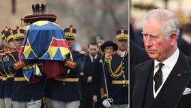 Princ Charles přijel na pohřeb bývalého rumunského krále.