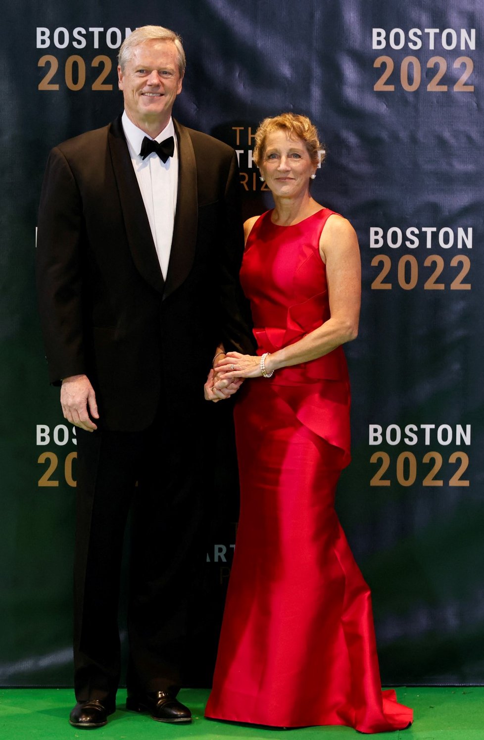 Guvernér Massachusetts Charlie Baker s manželkou Lauren