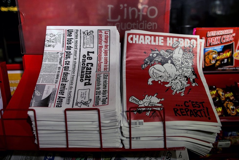 Výtisky Charlie Hebdo