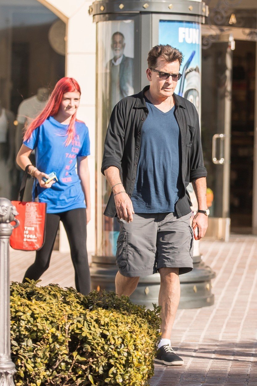 Charlie Sheen s dcerou Sami.