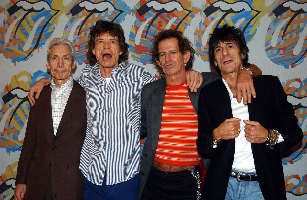 Veteráni Rolling Stones - Zleva Charlie Watts, Mick Jagger, Keith Richards a Ron Wood.