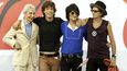 Zleva Charlie Watts (71), Mick Jagger, Ronnie Wood (65) a Keith Richards (68).