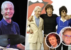 Hvězdy hudební branže reagují na smrt Charlieho Wattse z Rolling Stones