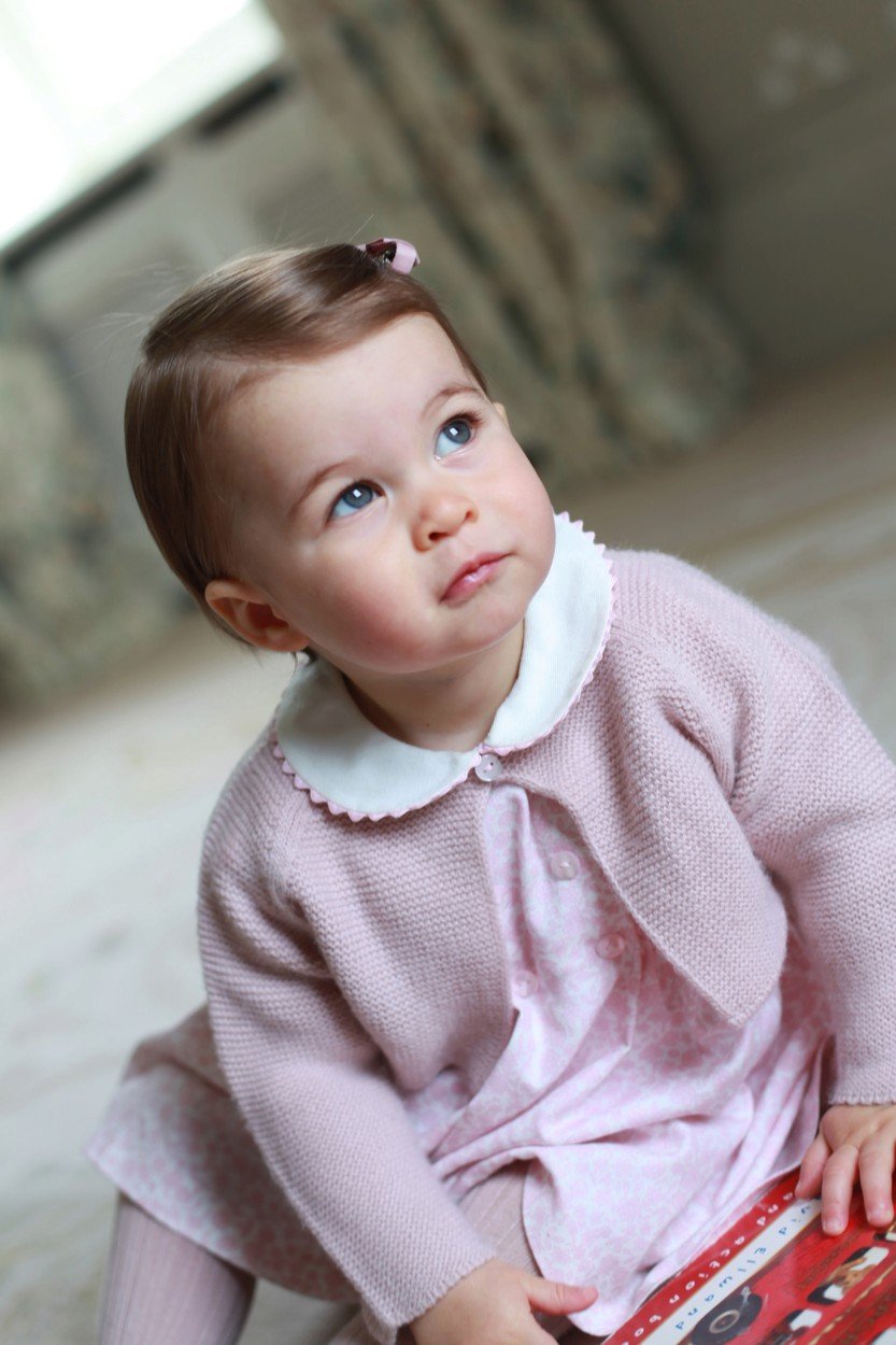Princezna Charlotte krátce před prvními narozeninami