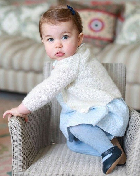 Maličká princezna Charlotte v roce 2016.