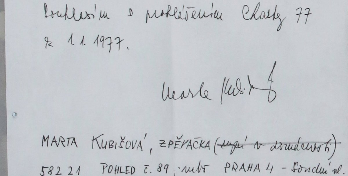 20. 4. 1978, akce MARTA! Marta Kubišová, ulice Na Příkopě v Praze Marta Kubišová (74) nesměla v sedmdesátých letech veřejně vystupovat a pracovala jako úřednice. I tak ale StB nespustila zpěvačku z dohledu.