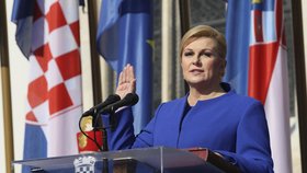 Nově zvolená chorvatská prezidentka