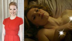 Jessica Chastain ukázala ve filmu Úkryt v ZOO prso.