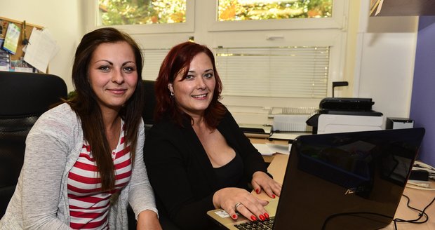 Sociální pracovnice Iveta Borovcová a Aneta Boušková