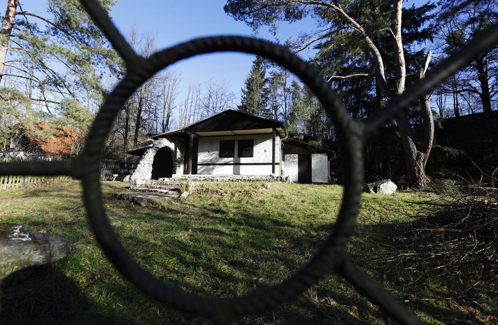 Chata v Plané nad Lužnicí, která patřila herci Rudolfu Hrušínskému.