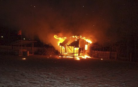 Tragický požár chatky v Habrovanech