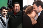 Íránský prezident objal plačící matku zesnulého Cháveze, za to se na něj snesla vlna kritiky
