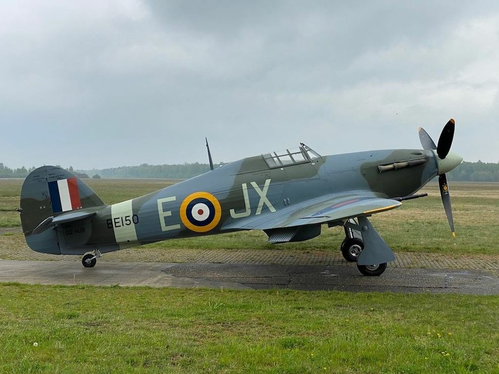Stíhačka Hawker Hurricane Mk.IV. 