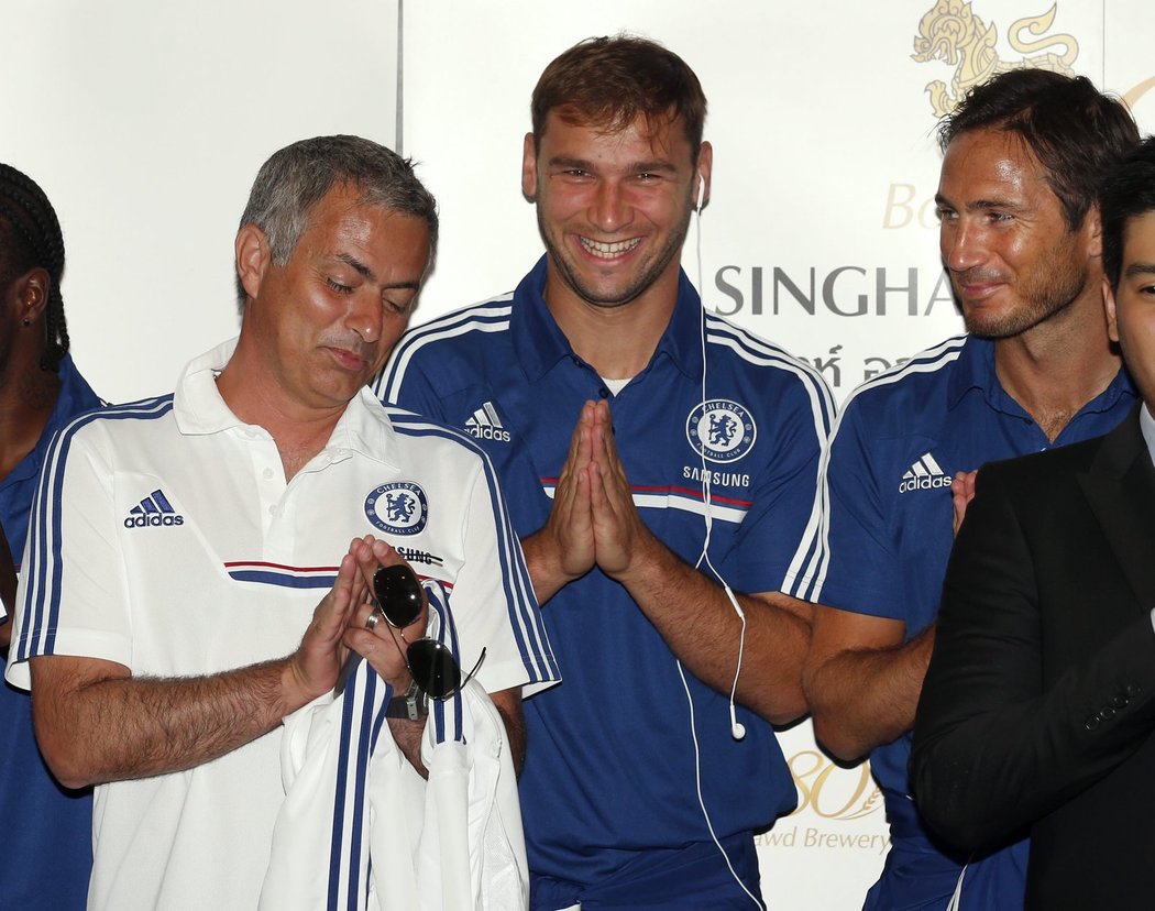José Mourinho, Branislav Ivanovič a Frank Lampard