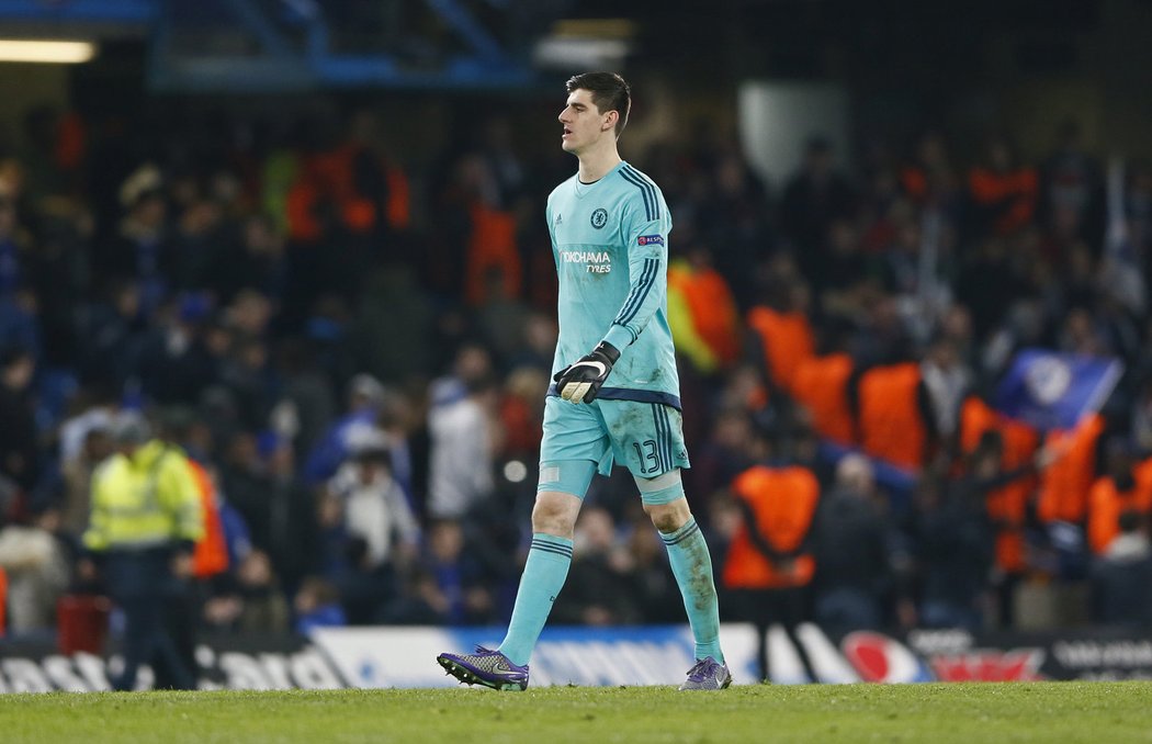 Brankář Chelsea Thibaut Courtois není v klubu stoprocentně spokojený