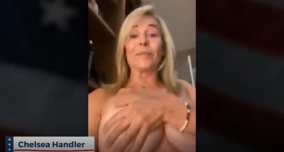 Komička Chelsea Handler nahá v kampani Naked Ballots