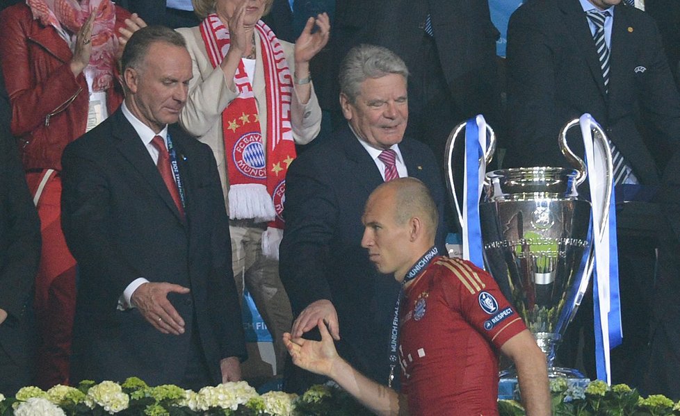 Zklamaný Arjen Robben: Úspěch byl blízko.