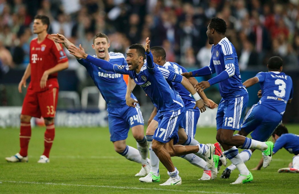 Obrovská vlna euforie projela táborem hochů v modrém: Chelsea Londýn právě vyhrála Ligu mistrů 2011/2012