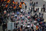 Velký protestní pochod v německém Chemnitzu (1. 9. 2018)