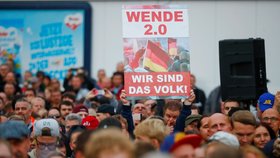 Protesty v Chemnitzu pokračují. Ve čtvrtek se ale obešel po několika dnech bez výtržností