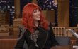 Zpěvačka Cher v show Jimmyho Fallona