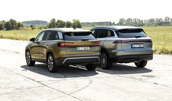 Chery Tiggo 9 vs. Škoda Kodiaq iV Chery Tiggo 9 vs. Škoda Kodiaq iV