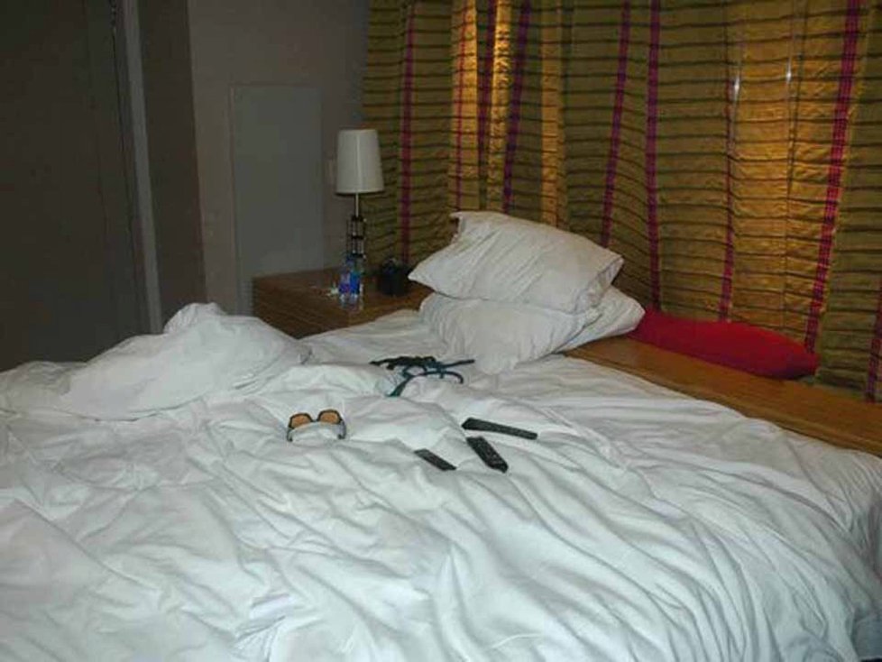 Hotelový pokoj, ve kterém se oběsil Chris Cornell ze Soundgarden.
