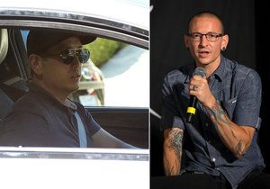 DJ skupiny Linkin Park Joe Hahn se přijel rozloučit s Chesterem Benningtonem.