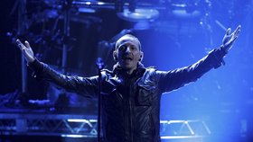 Chester Bennington na koncertě