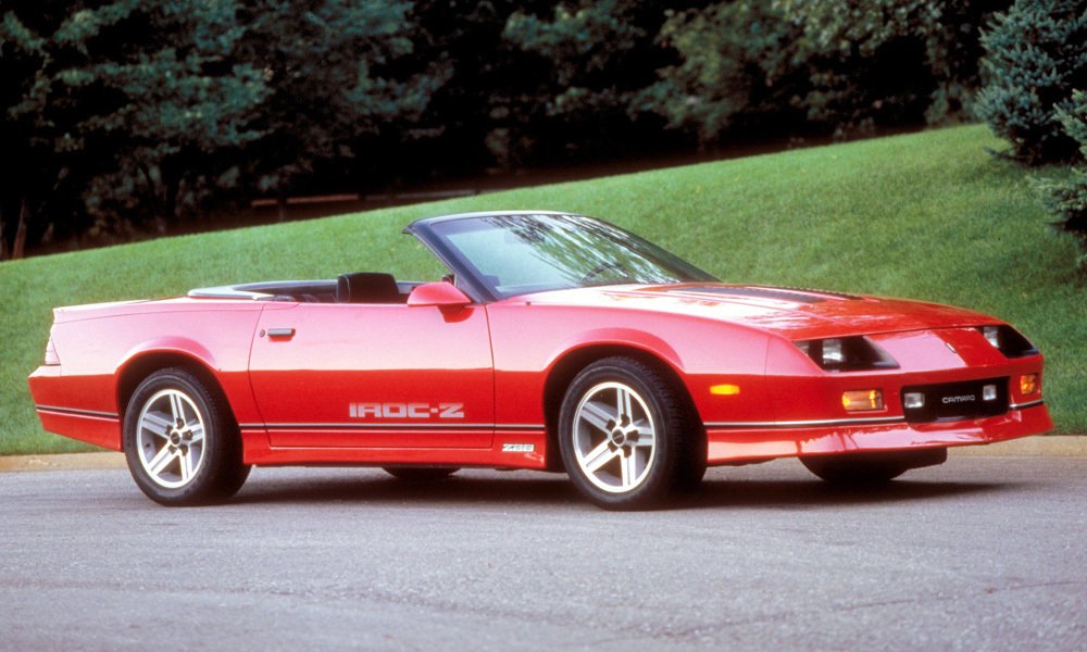 Verze IROC-Z se kromě kupé nabízela od roku 1987 také jako kabriolet.