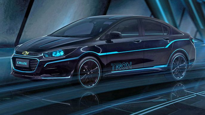 Chevrolet Cruze: Inspirace digitálním světem filmu TRON: Legacy Chevrolet Cruze: Inspirace digitálním světem filmu TRON: Legacy