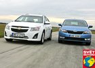 TEST Chevrolet Cruze 2.0 SW vs. Škoda Rapid 1.6 TDI