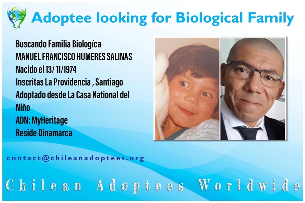&#34;Hledá se...&#34; Světový spolek chilských adoptovaných pomáhá s hledáním rodin.