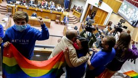Uzákonění sňatků homosexuálů v Chile (7. 12. 2021)
