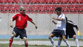 Prezident Chile si také zahrál fotbal