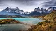 Jezero Pehoe, NP Torres del Paine (Chile)