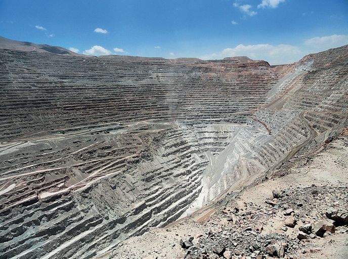 Povrchový důl Chuquicamata Povrchový důl Chuquicamata