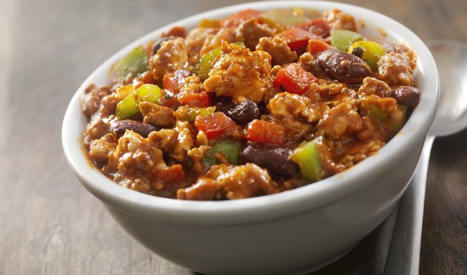 Krůtí chilli con carne zasytí a zahřeje