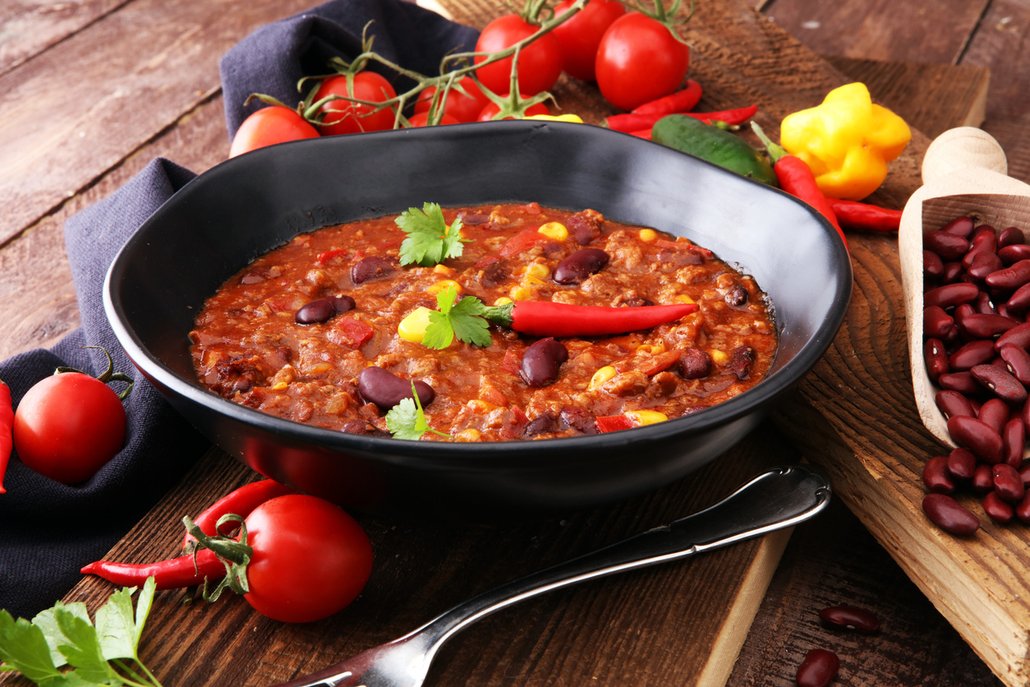 Chilli con carne vás příjemně zasytí a zahřeje.