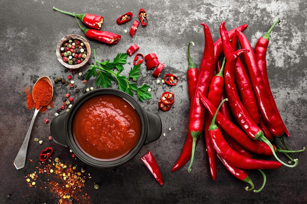 Chilli papričky se hojně využívají v mexické kuchyni