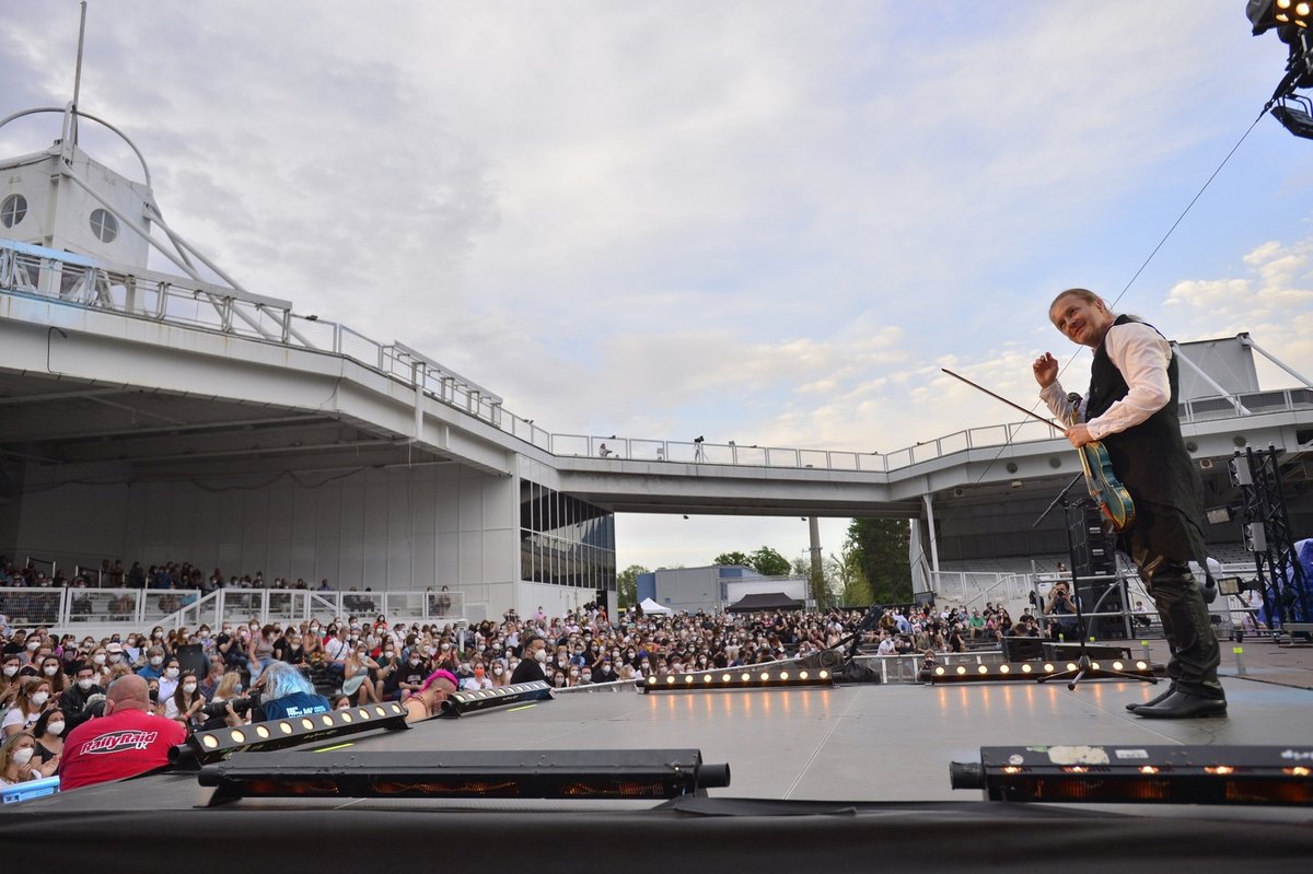 Koncert s názvem Šance pro kulturu, na kterém vystoupili Chinaski nebo Pavel Šporcl