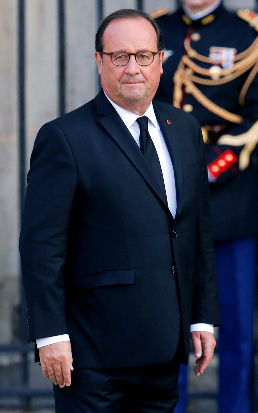 Poslední rozloučení s Jacquesem Chirakem: François Hollande (30. 9. 2019)