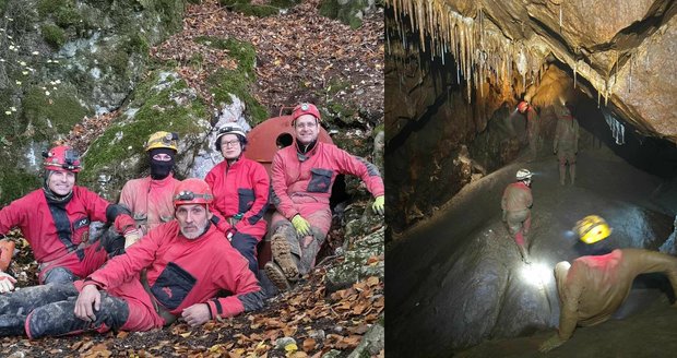 Neskutečný výkon podstoupili speleologové při průzkumu tzv. Lipovecké chodby v rámci systému Amatérské jeskyně. Při kilometr dlouhé cestě si sáhli na dno svých sil.