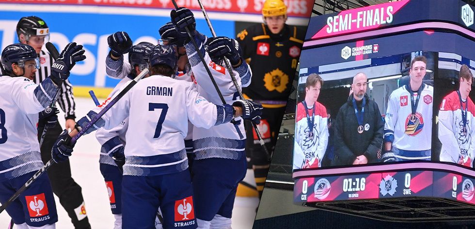 Prčíkova oslava bronzu? Do montérek, hraješ semifinále hokejové Ligy mistrů