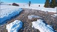 Sklenský „ledovec“, kde se sníh drží dlouho do jara