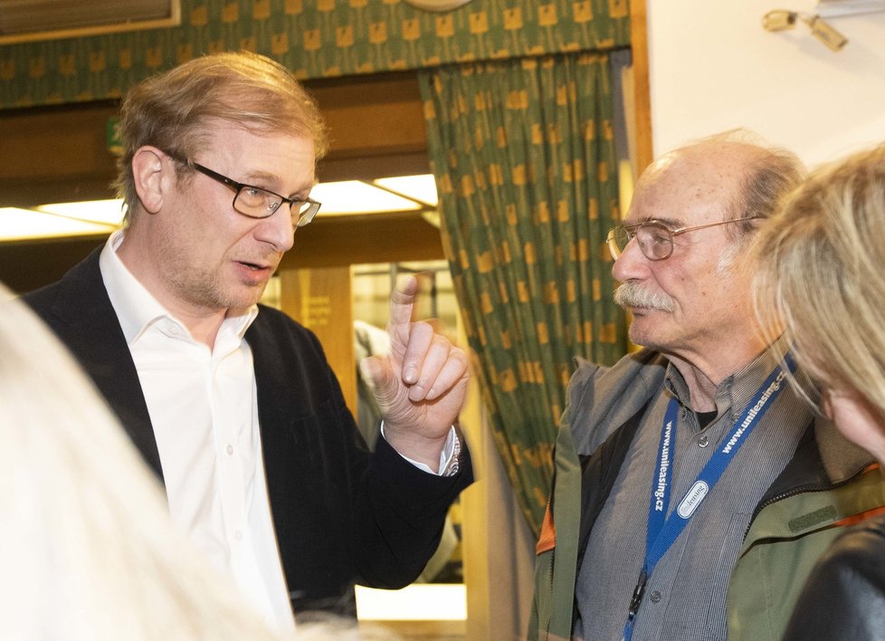 Premiéra filmu Chlap na střídačku - Pavel Nový a Martin Pechlát