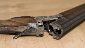 Policisté místo zbraní našli ve zbrojnici jejich dřevěné repliky. (ilustrační foto)