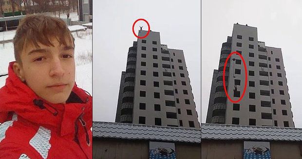 Šokující video: Chlapec (†15) skočil na přání matky z budovy. Neotevřel se mu padák!